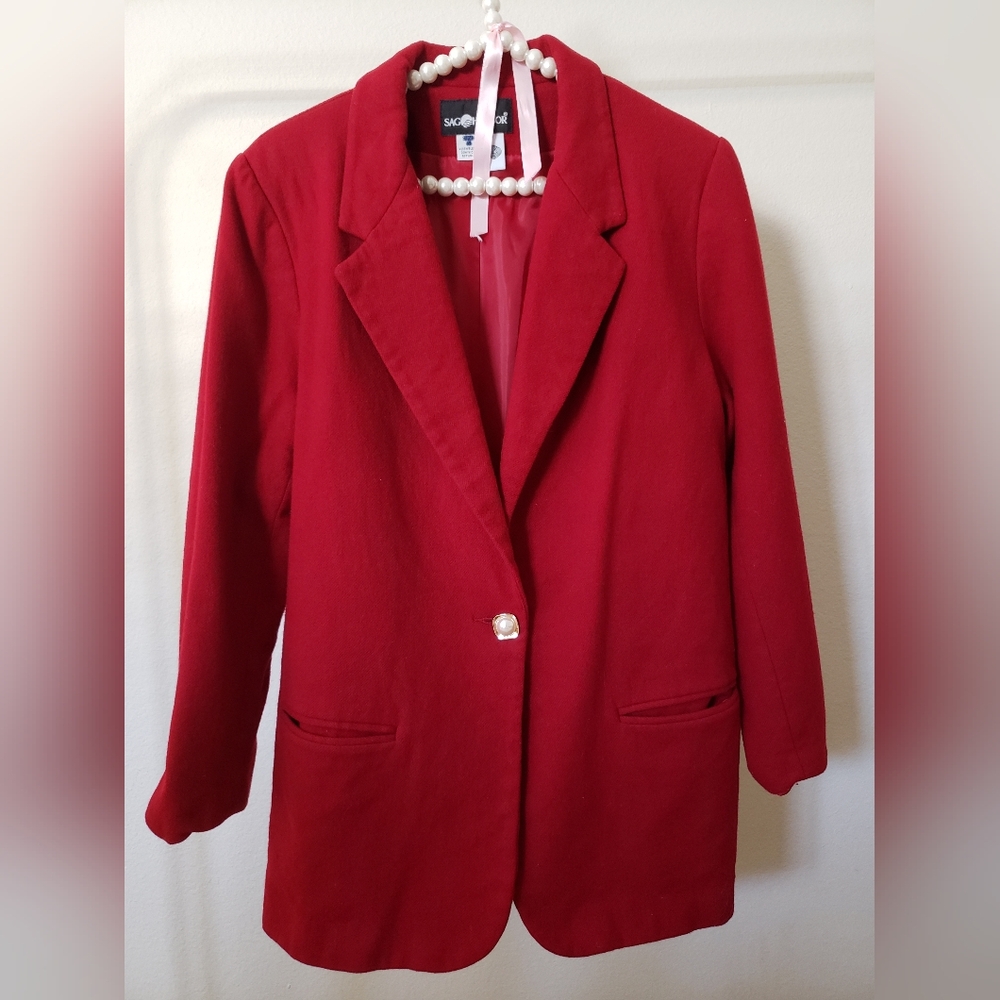 Sag Harbor Classic Red Blazer